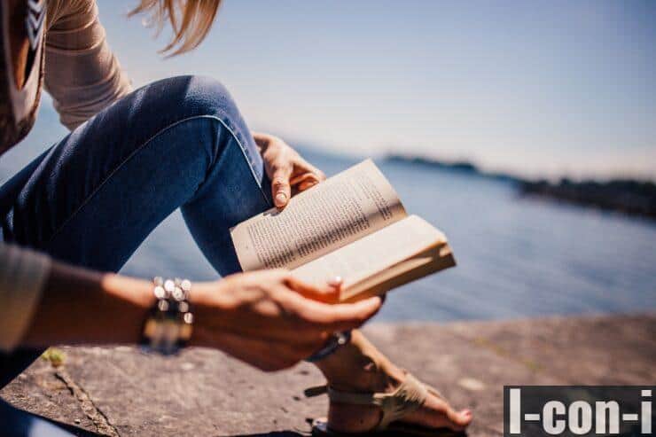 reading, book, girl