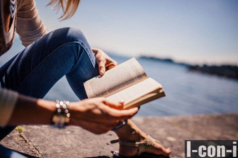 reading, book, girl